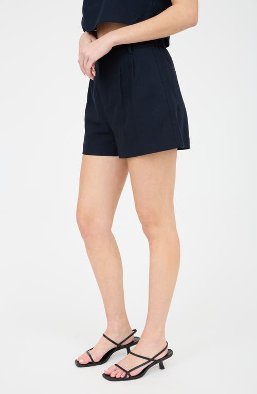 BLU PEPPER BLU PEPPER SOLID PLEATED FRONT SHORTS