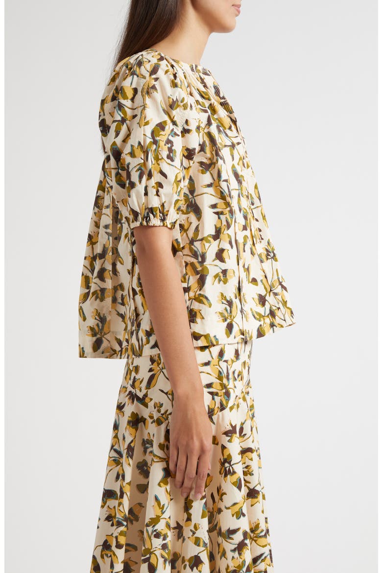 Tie Neck Puff Sleeve top, Alternate, color, LUCENT