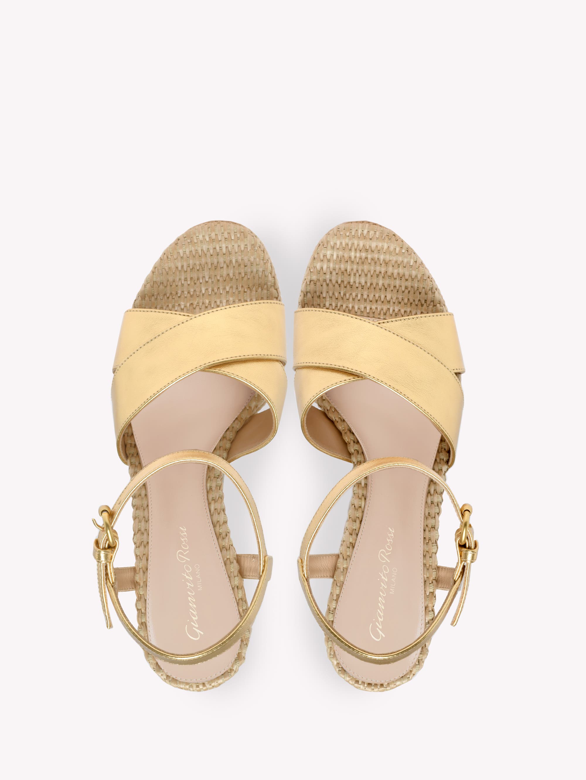 Gianvito Rossi Bebe Sandals, Alternate, color, Metallic Gold
