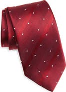 David Donahue Polka Dot Silk Tie