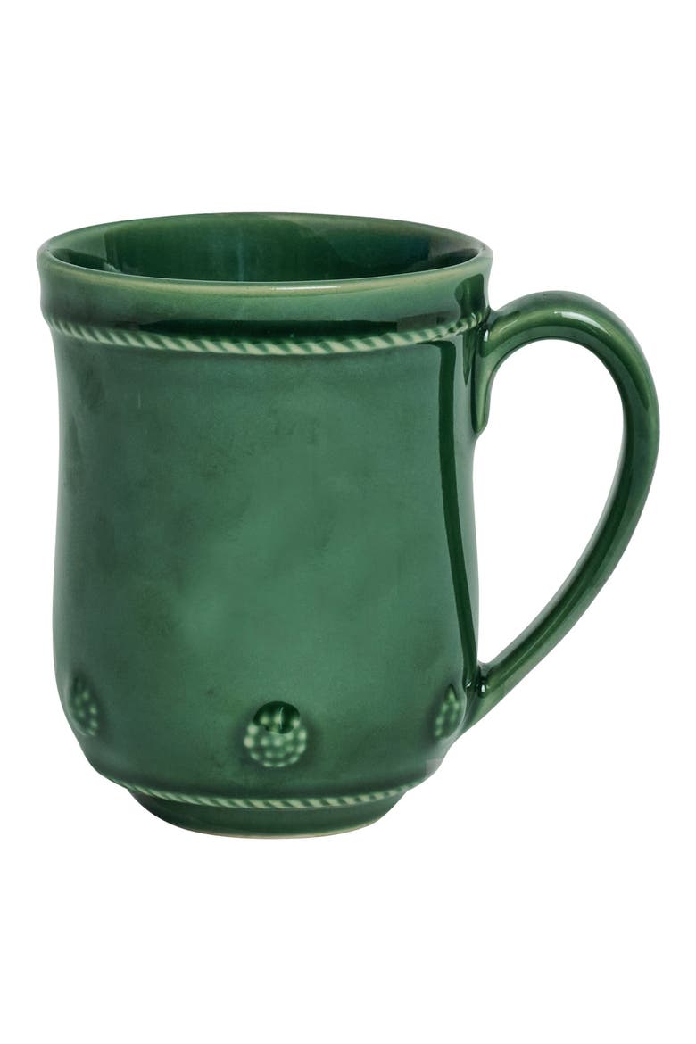 Berry & Thread Flared Mug, Main, color, BASIL