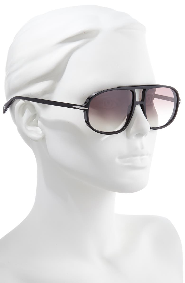 David Beckham Eyewear Eyewear by David Beckham DB 1000/S 59mm Photochromic Pilot Sunglasses, Alternate, color,