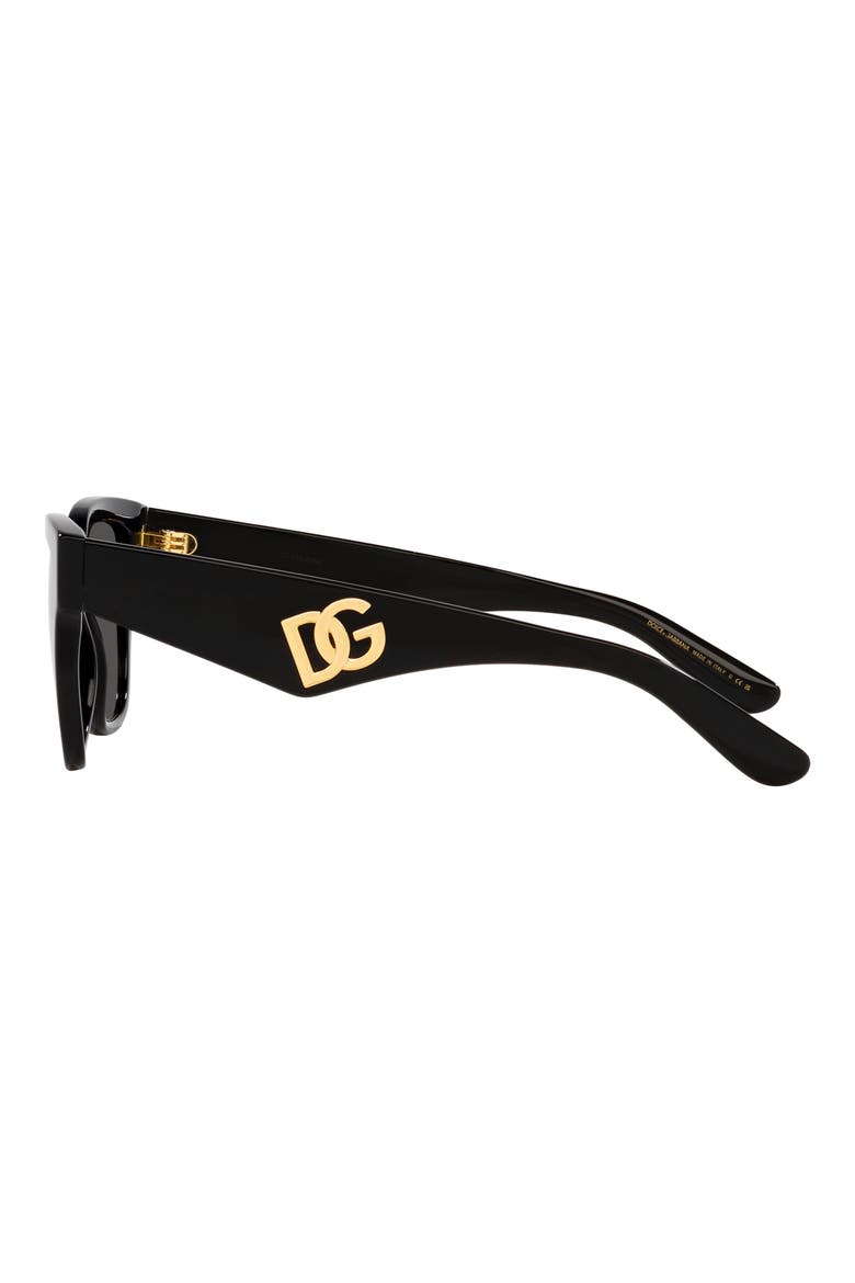 51mm Butterfly Sunglasses, Alternate, color, DARK GREY