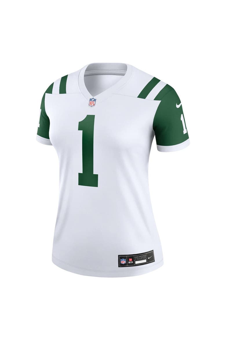 Women's Nike Ahmad Sauce Gardner Classic Alternate White New York Jets Alternate Legend Player Performance Top, Alternate, color, White