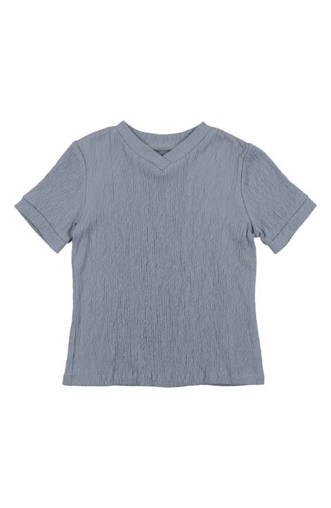 Kids' Cotton Blend Gauze T-Shirt