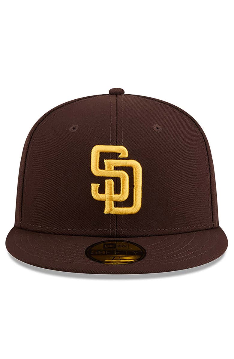 New Era Men's New Era Brown San Diego Padres 2026 Jackie Robinson Day 59FIFTY Fitted Hat, Alternate, color, Brown