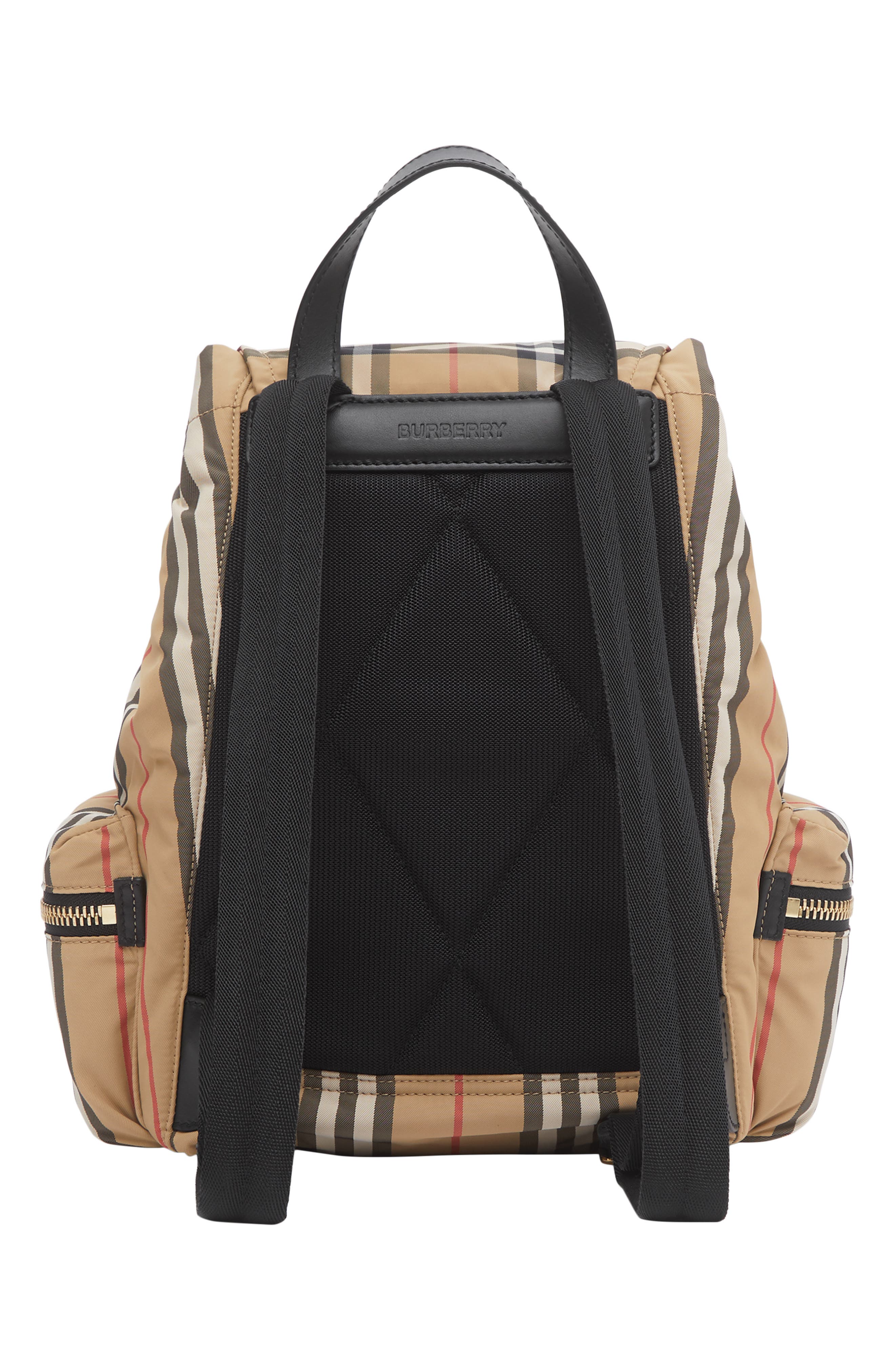 Burberry Medium Rucksack Vintage Check ECONYL<sup>®</sup> Backpack, Alternate, color, 