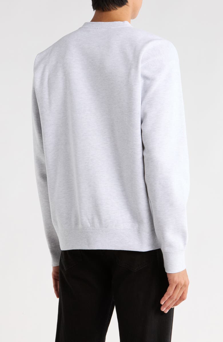 Obey Digable Fleece Crewneck Sweatshirt, Alternate, color, Ash Grey