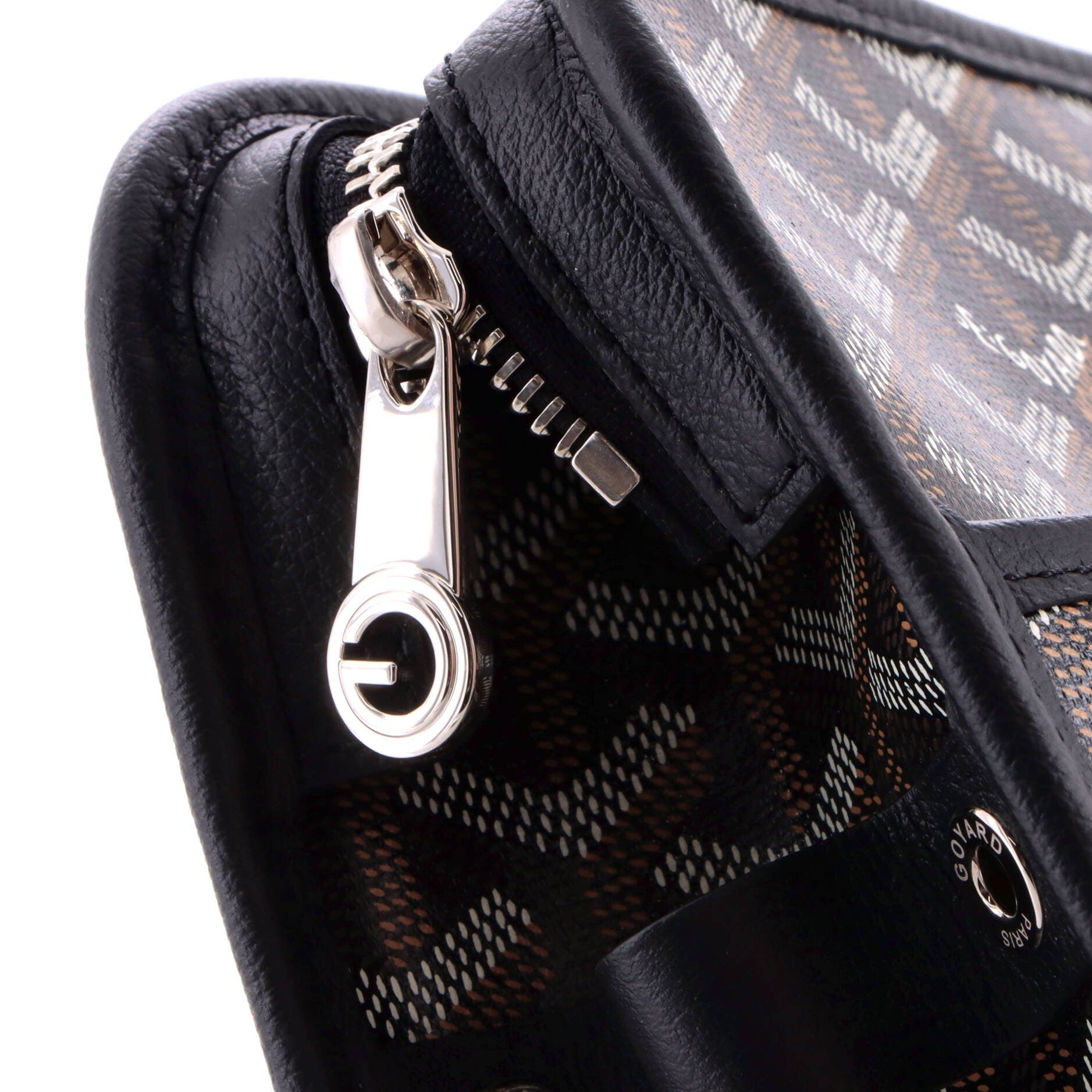 Jouvence Toiletry Pouch Coated Canvas GM, Alternate, color, Black