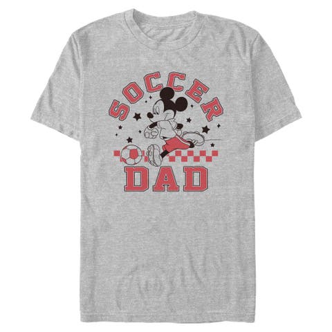 Men's Mickey & Friends Soccer Dad Ball  Graphic T-Shirt