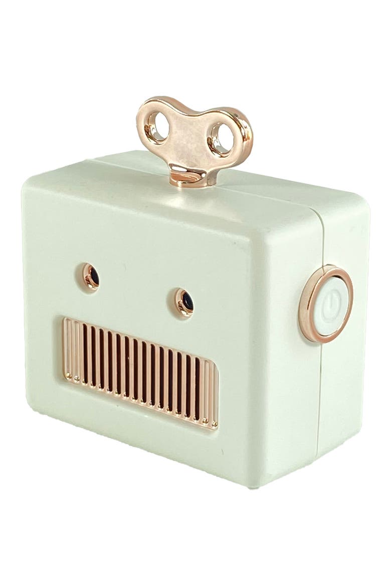 Retro Robot Portable Bluetooth® Speaker, Alternate, color, WHITE