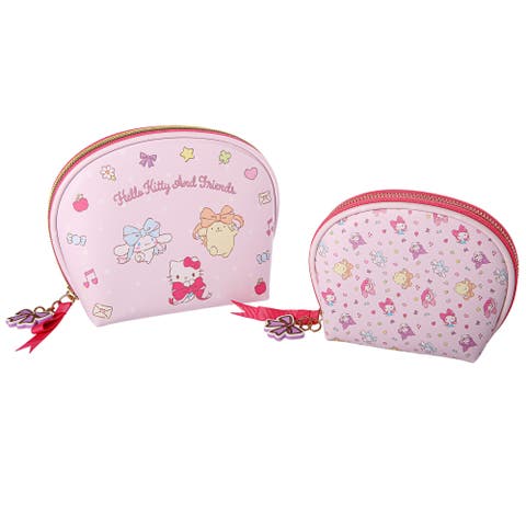 Large and Small Dome Cosmetic Travel Bag Set