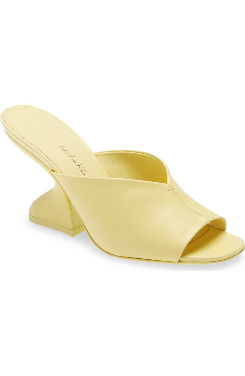 FERRAGAMO Salvatore Ferragamo Sansu F-Heel Slide Sandal, Main, color,
