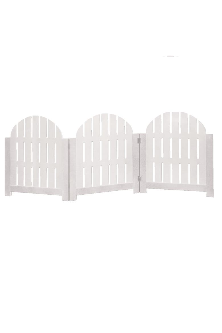 Etna White Adirondack Pet Gate - 3 Panel, Foldable, 20.5"H x 48"W, Main, color, White