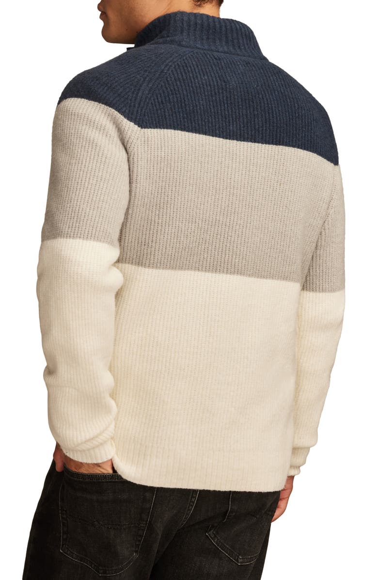 Lucky Brand Nep Half Button Sweater, Alternate, color, 