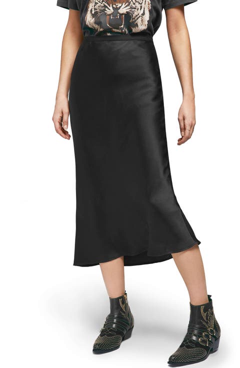 Bar Silk Skirt