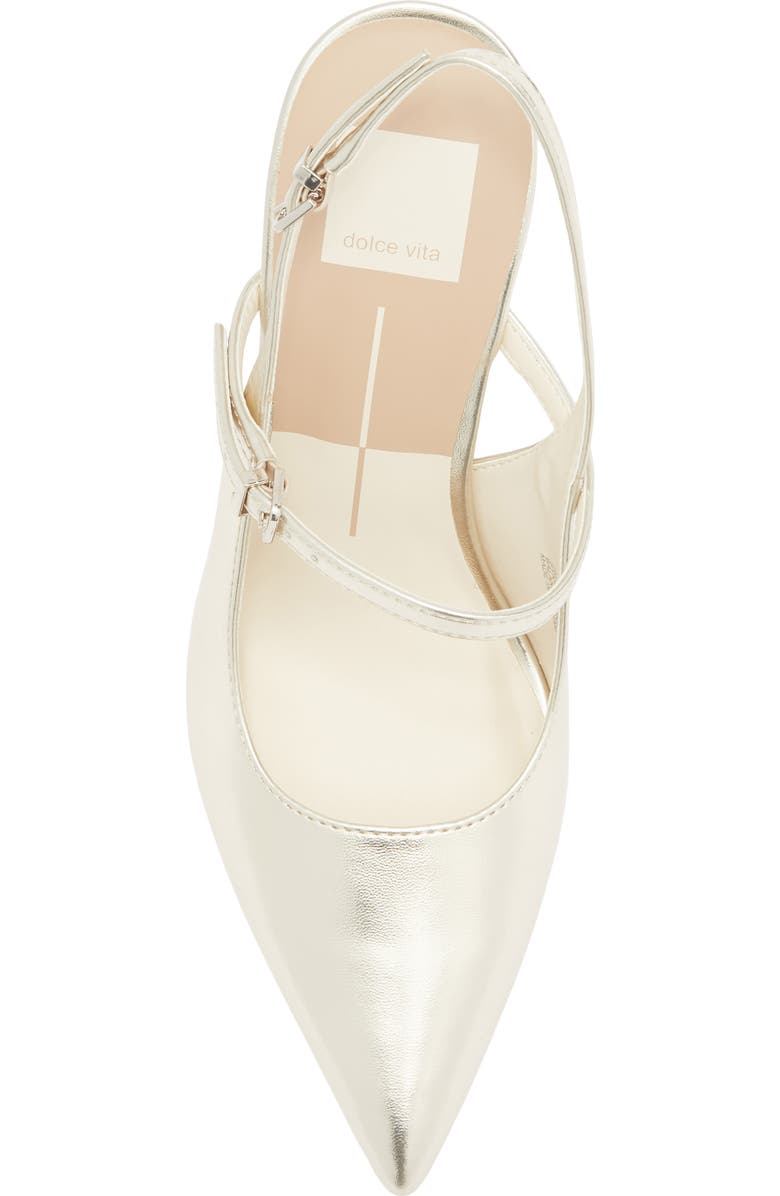 Dolce Vita Kieran Slingback Pump, Alternate, color, Platinum Stella