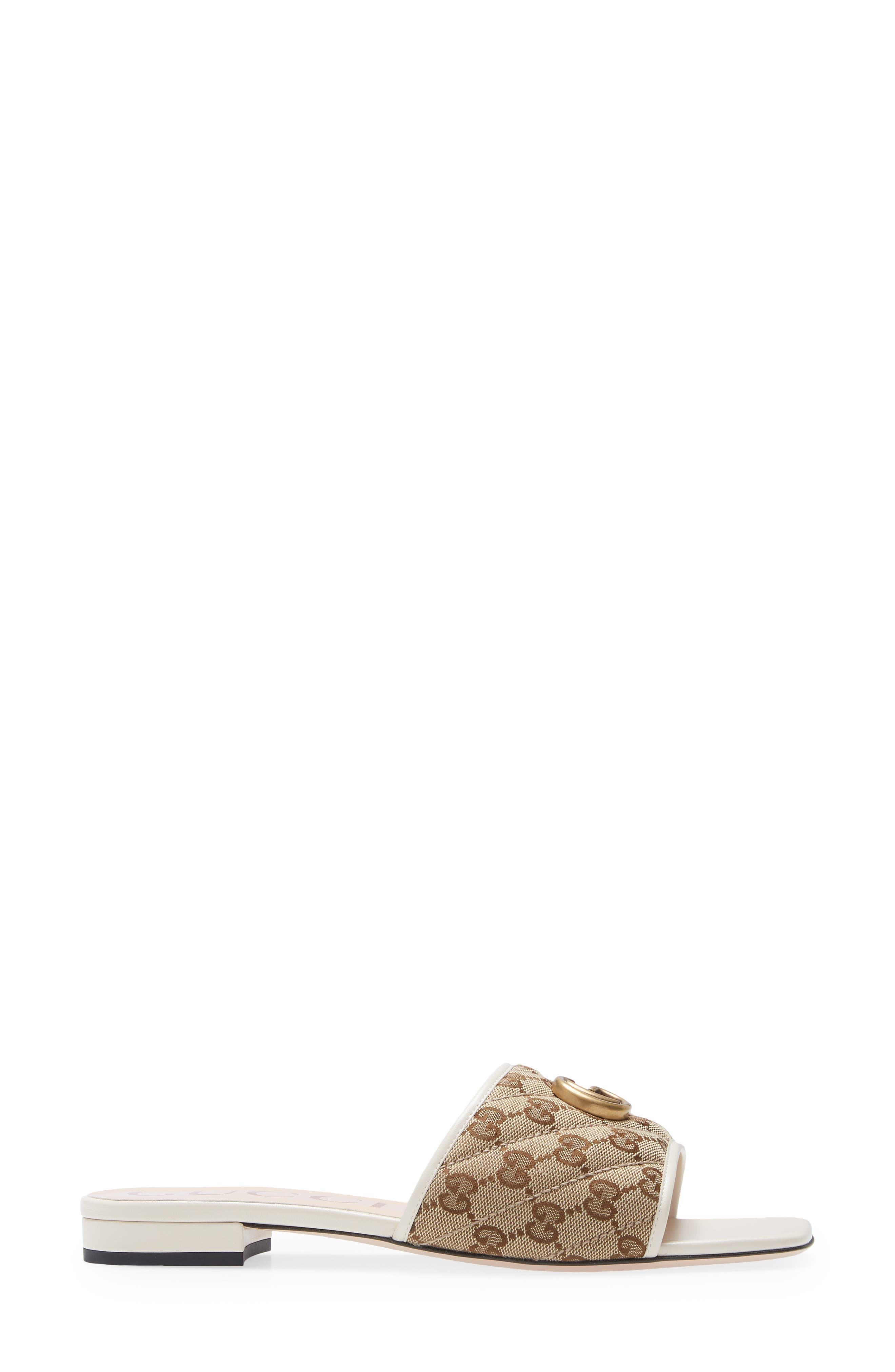 Jolie Slide Sandal, Alternate, color, BEIGE-EBONY/ MY WHITE