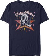DOLLY PARTON Men's Distressed Bright Star Short Sleeve T-Shirt