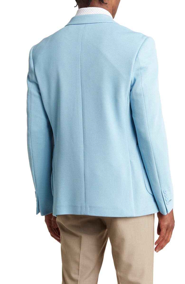 TOM BAINE Performance Two-Button Waffle Sport Coat, Alternate, color, Sky Blue