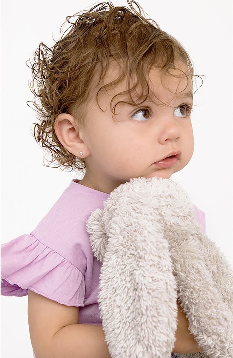 In Season Jewelry 14k Bezel Set Diamond Earrings, Alternate, color, Gold