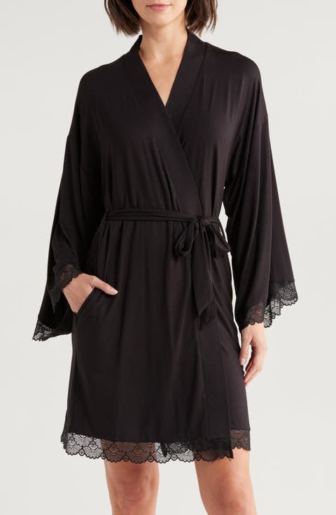 Moonlight Eco Lace Trim Robe