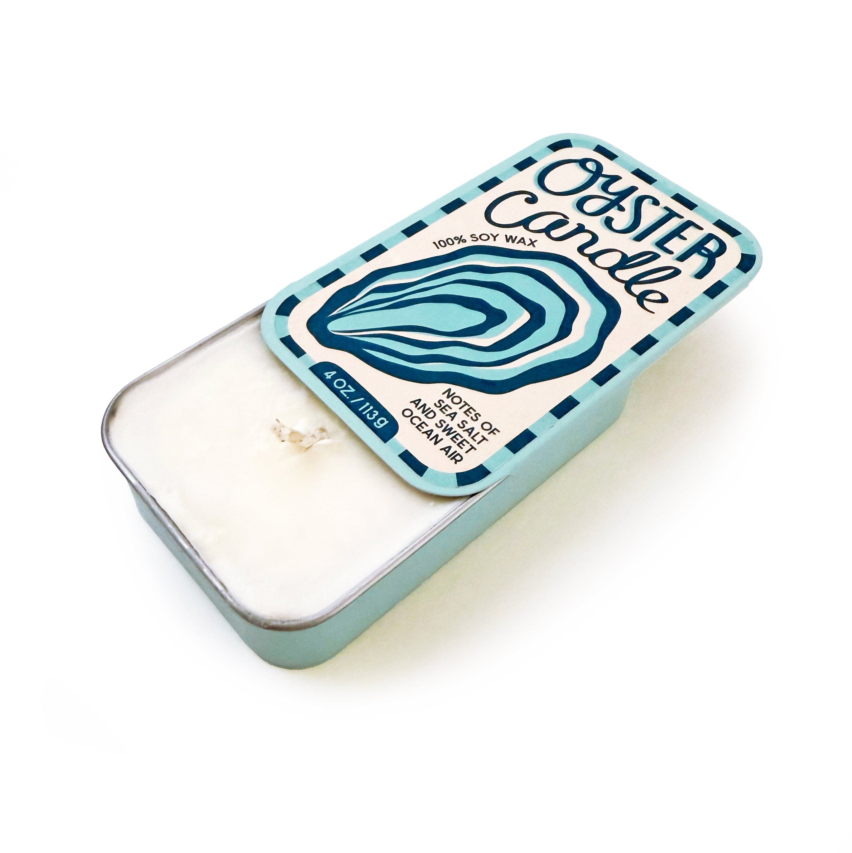 The Neighborgoods Oyster Candle & Tote Gift Set, Alternate, color, Blue