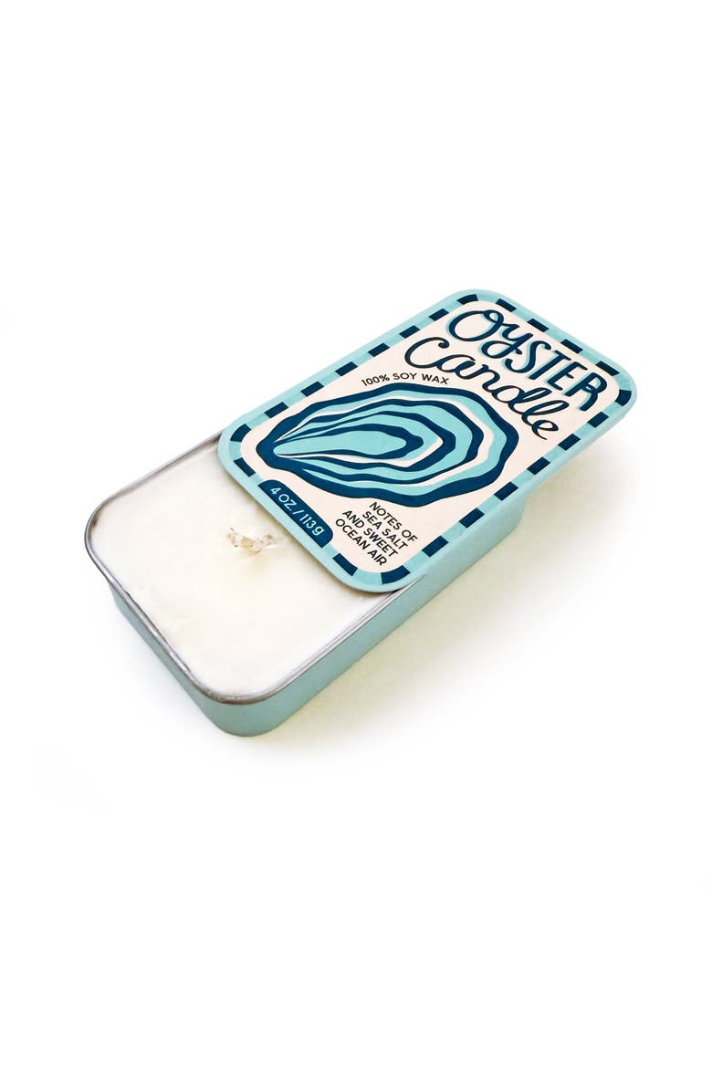 Oyster Candle & Tote Gift Set, Alternate, color, Blue