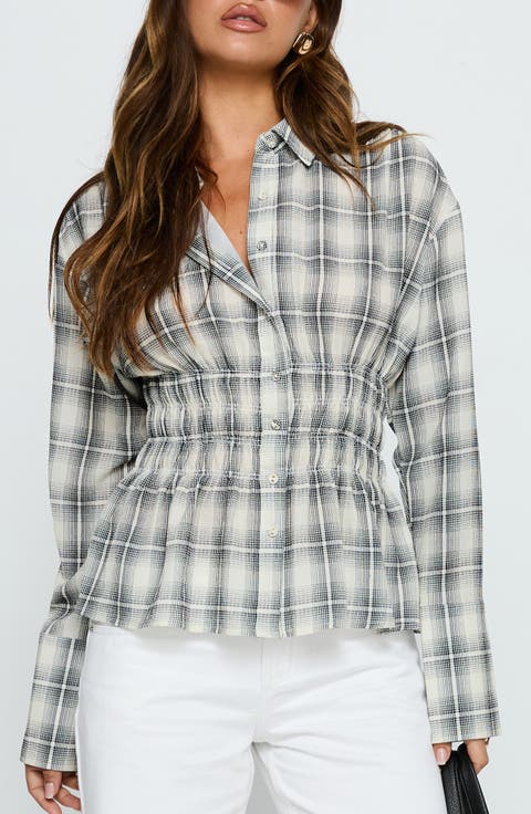As You Are Check Button-Up Shirt