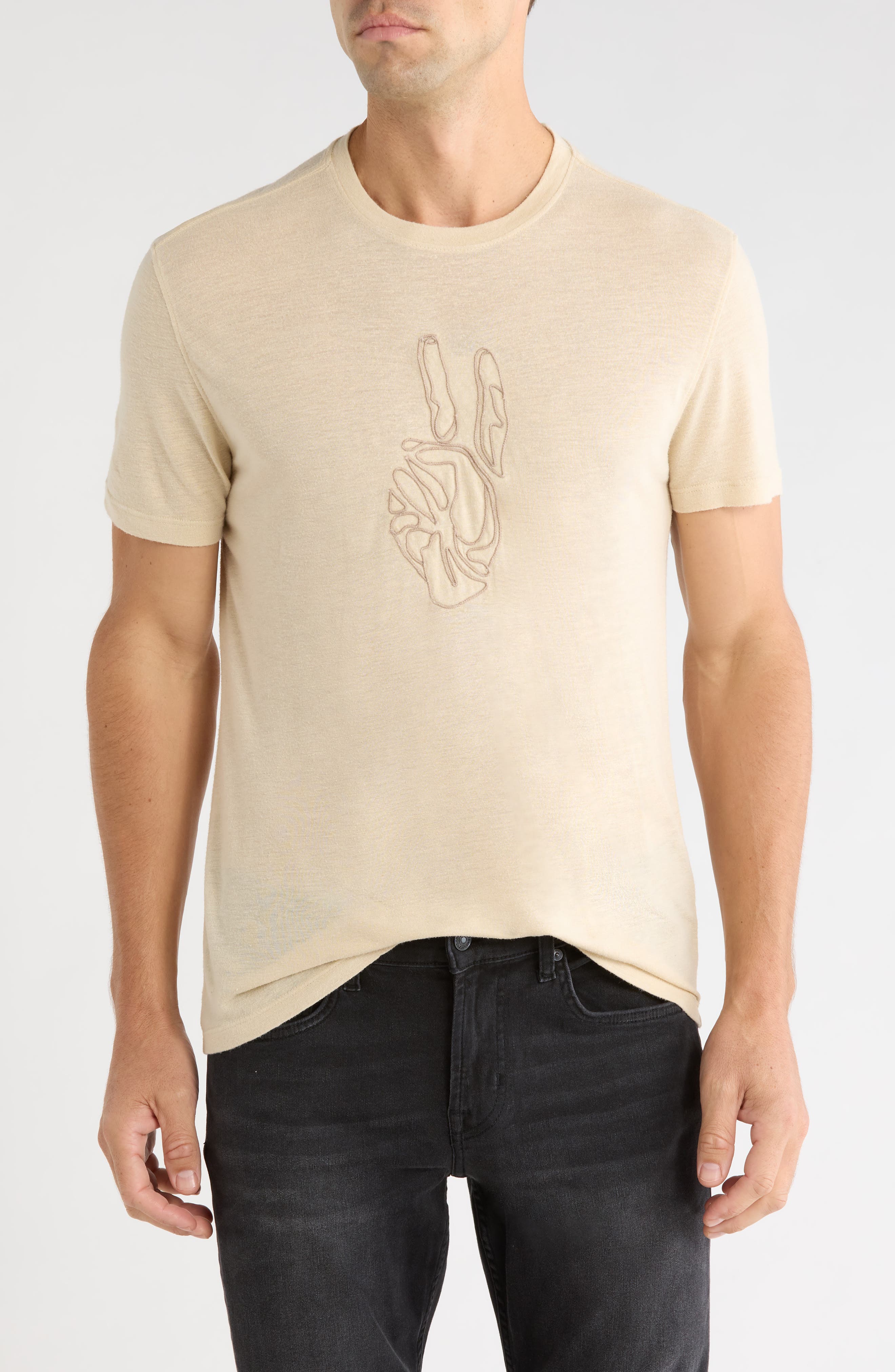 Peace Linen Blend T-Shirt