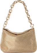 Olga Berg Skylar Ball Mesh Shoulder Bag