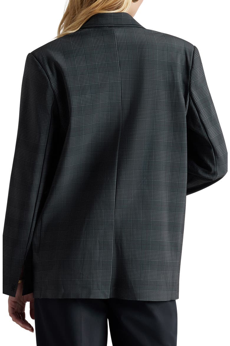 Double Bonded Oversized Blazer, Alternate, color, TAUPE GLEN PLAID