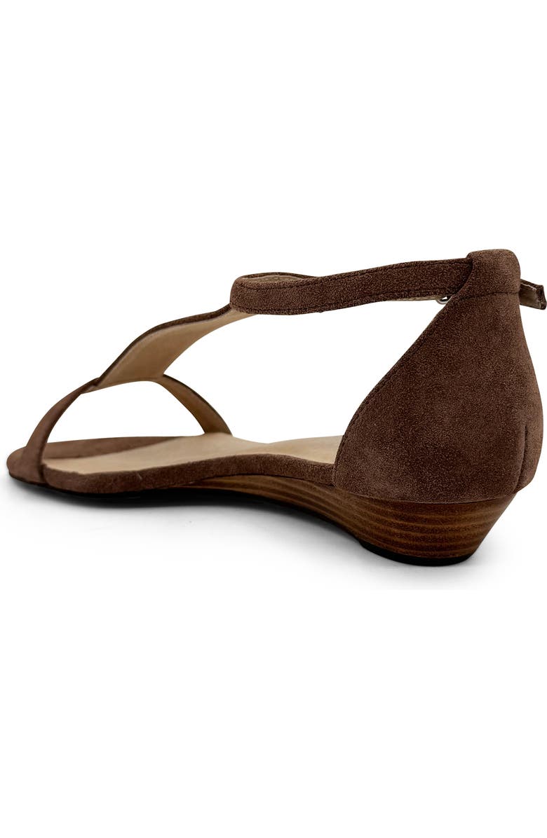 CHELSEA CREW Samira Wedge Sandal, Alternate, color, Taupe Suede