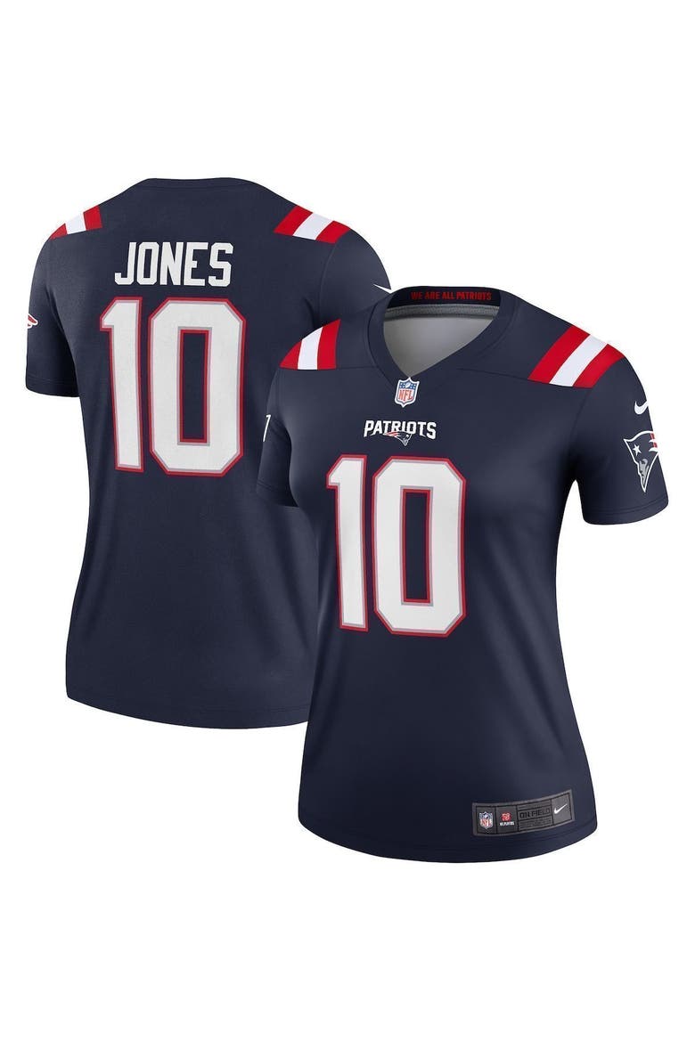 Women's Nike Mac Jones Navy New England Patriots Legend Jersey, Main, color, Navy