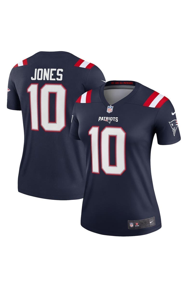 Nike Women's Nike Mac Jones Navy New England Patriots Legend Jersey, Main, color, 
