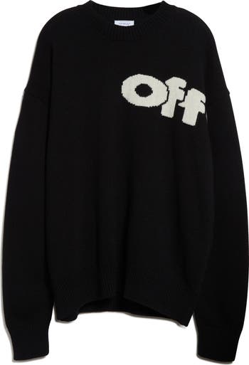 Off White Shared Logo Sweater Black