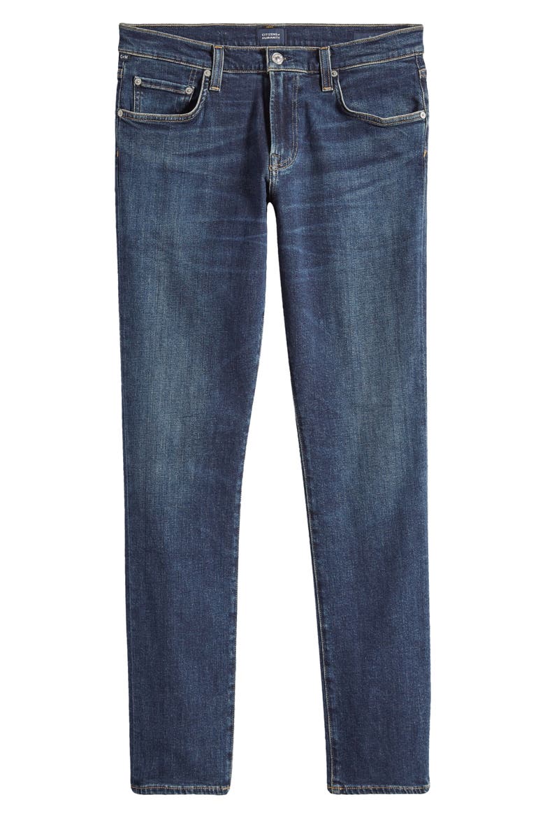 London Slim Taper Fit Stretch Cotton & Cashmere Jeans, Alternate, color, PROSPECT