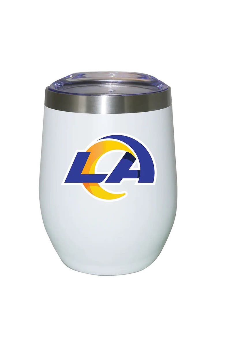 THE MEMORY COMPANY Los Angeles Rams 12oz. Logo Stemless Tumbler, Main, color,