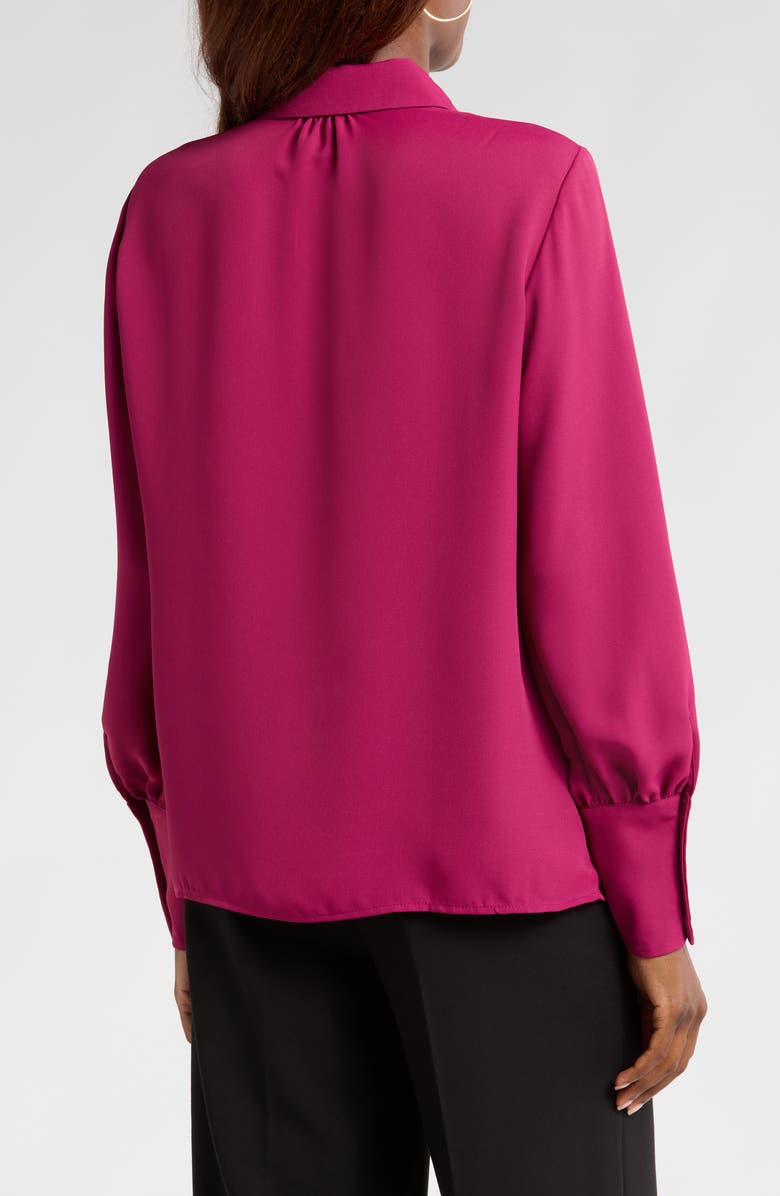 Halogen<sup>®</sup> Long Sleeve Button-Up Shirt, Alternate, color, Raspberry Purple