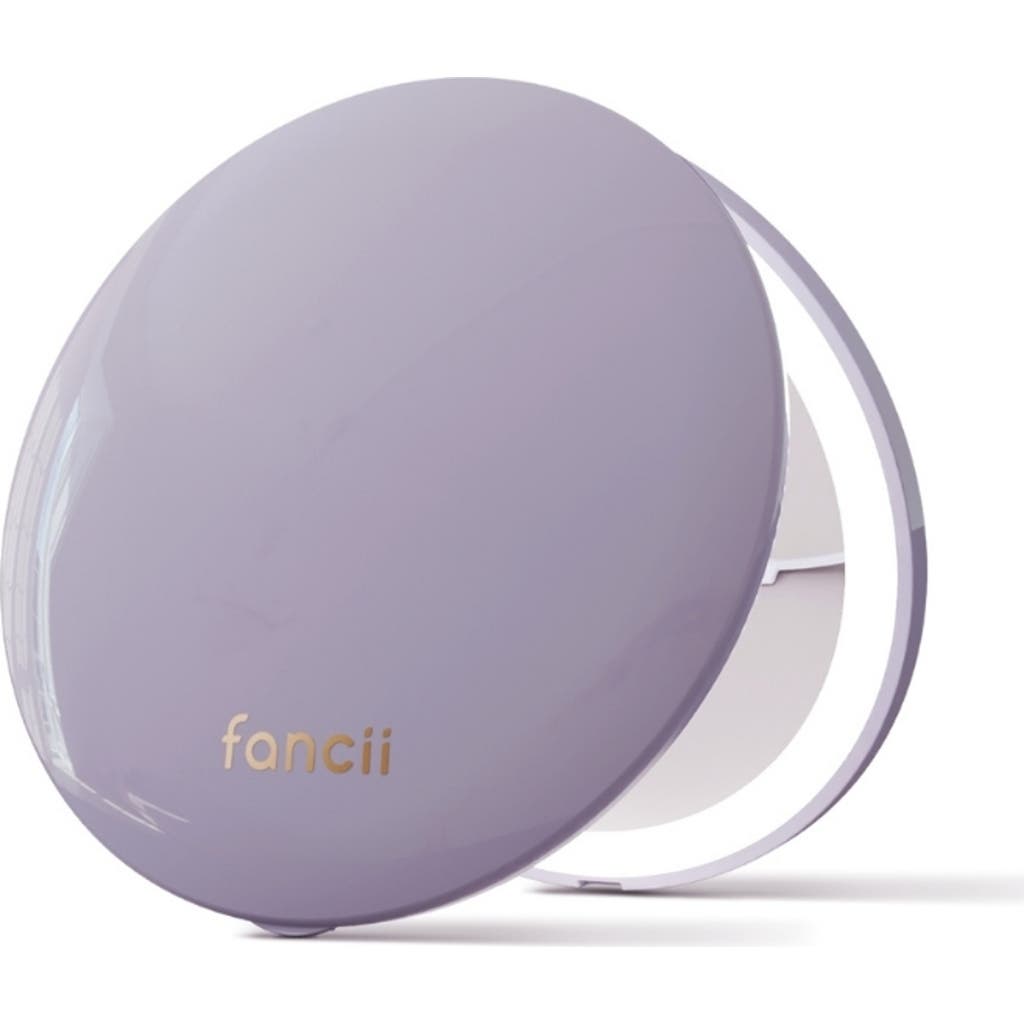 Fancii Mini Taylor Led Compact Mirror In Purple