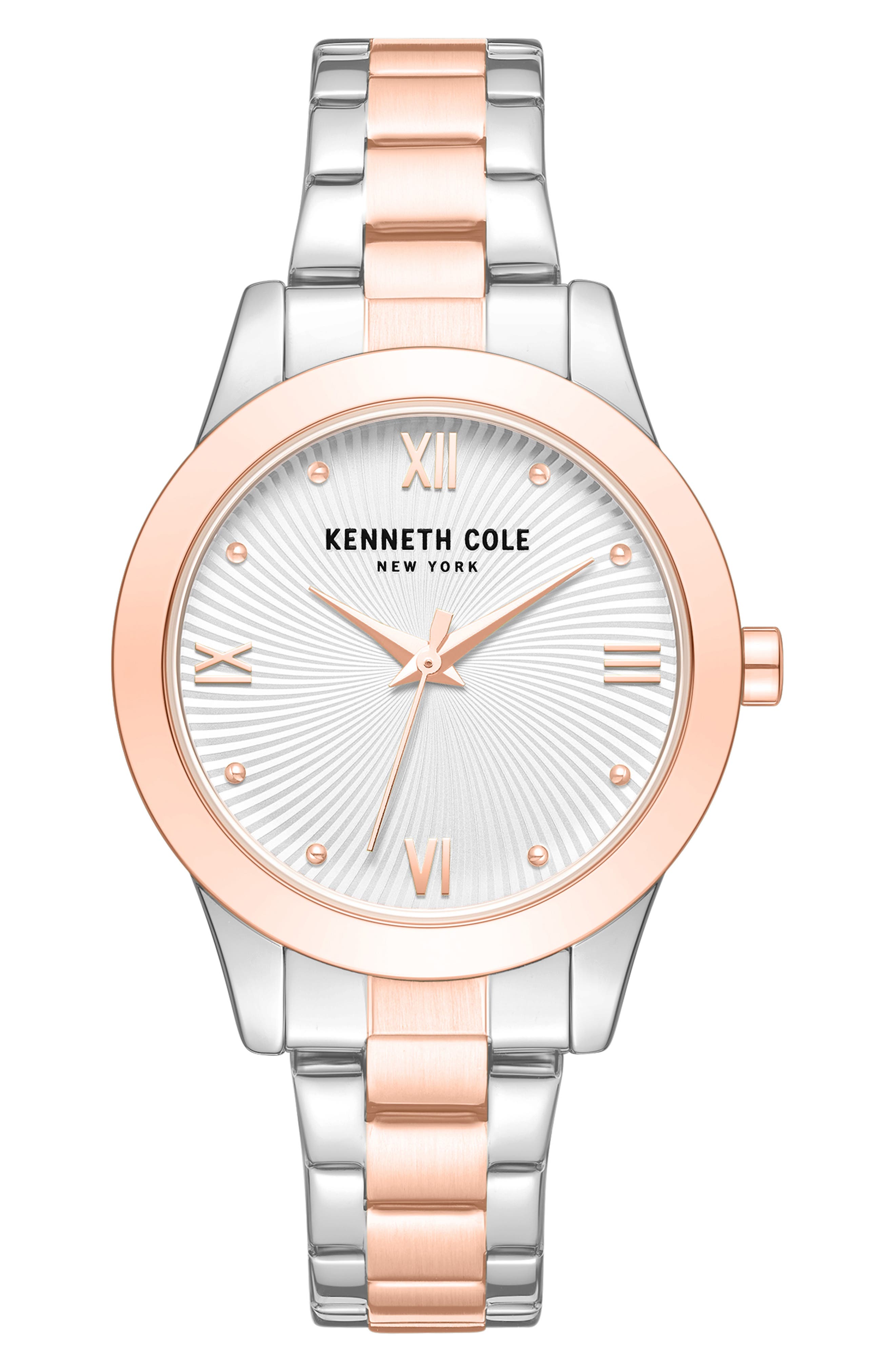 Kenneth Cole Classic Two-Tone Bracelet Watch, 36mm
