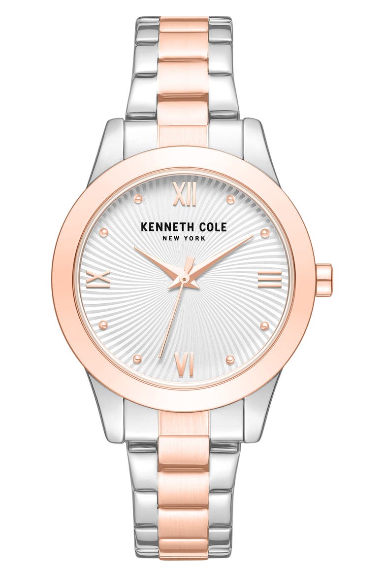 Classic Two-Tone Bracelet Watch, 36mm, Main, color, MULTI