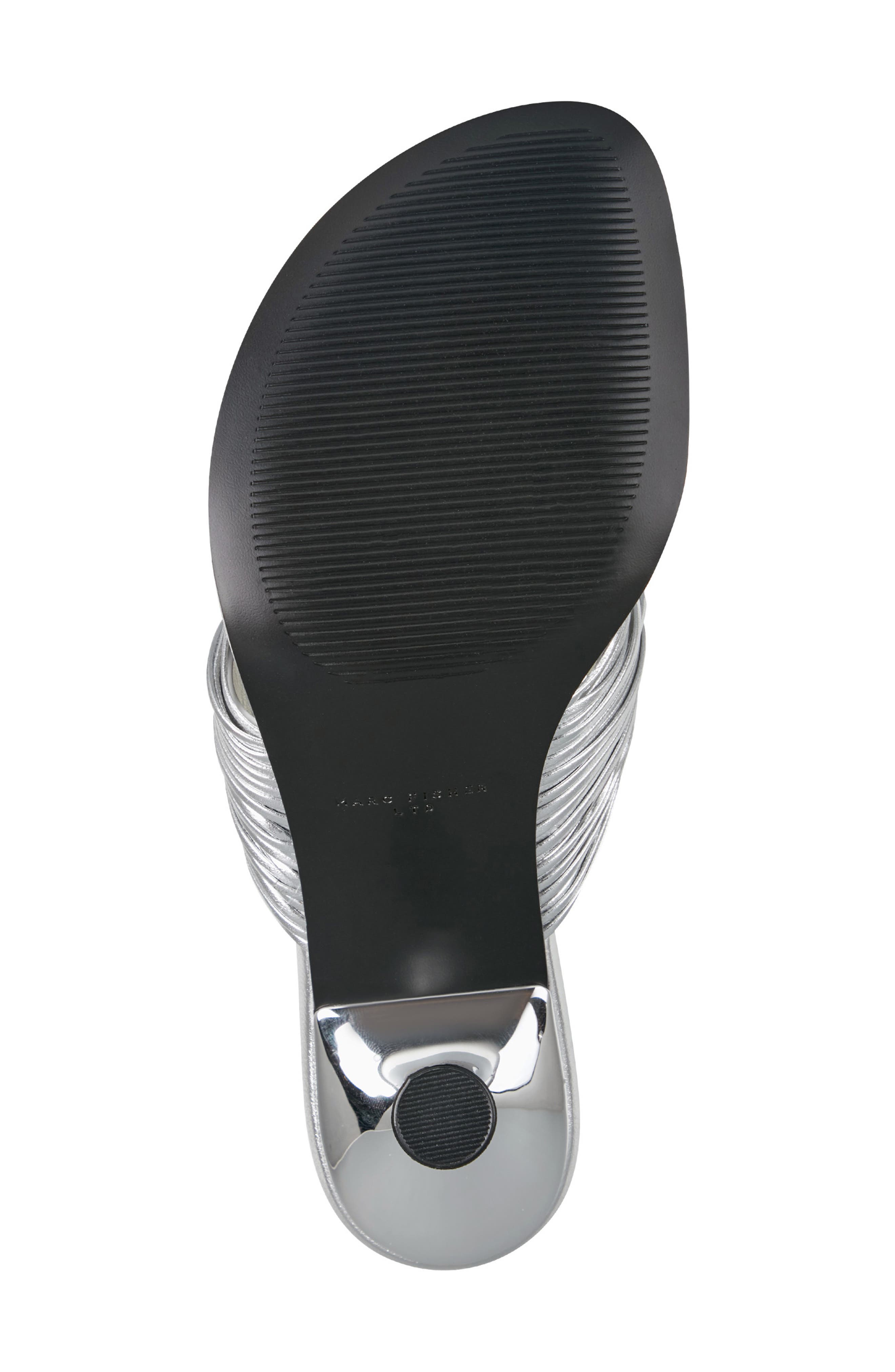 Marc Fisher LTD Pamilla Sandal, Alternate, color, Silver