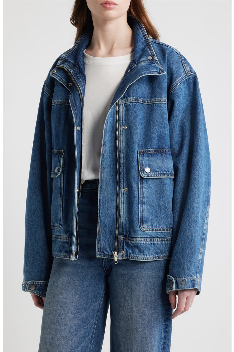 Sophia Denim Jacket, Main, color, EASTON