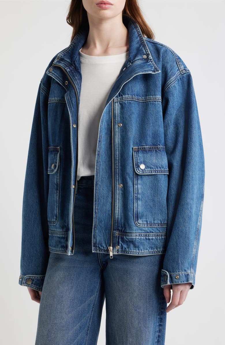 rag & bone Sophia Denim Jacket, Main, color, Easton