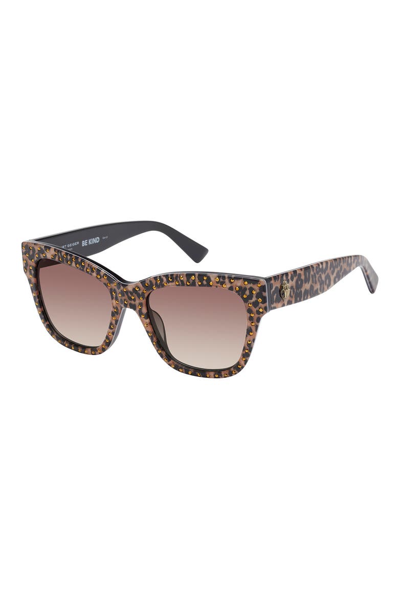 52mm Cat Eye Sunglasses, Alternate, color, BROWN GRADIENT