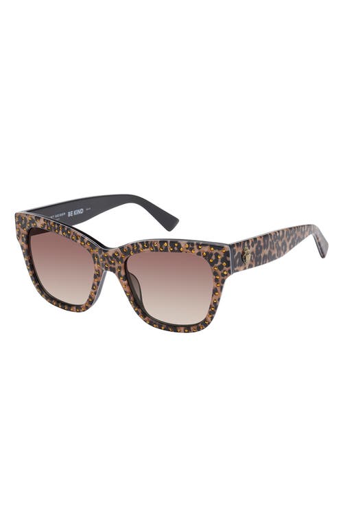 Kurt Geiger London 52mm Cat Eye Sunglasses In Brown