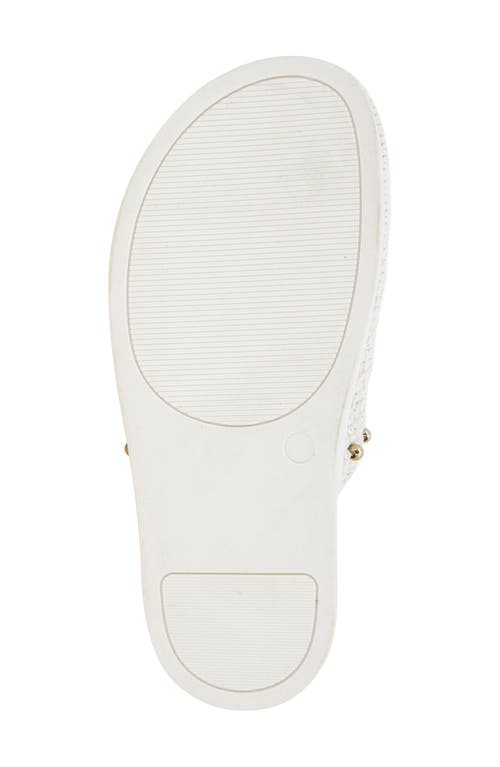 Kensie Paislee Raffia Mule In Natural Crochet