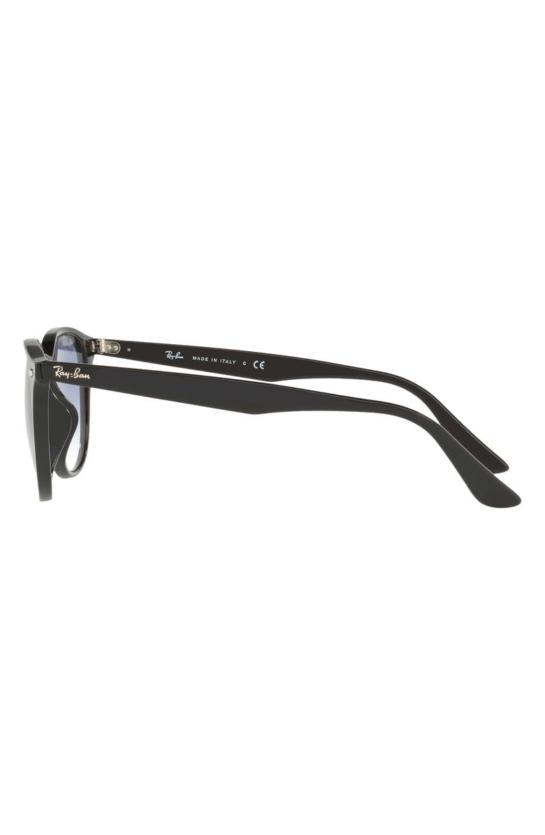 Ray-Ban 53mm Gradient Phantos Sunglasses, Alternate, color, Black / Clear Light Blue