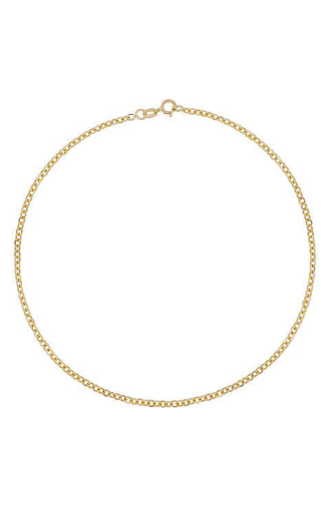 14K Gold Chain Anklet (Nordstrom Exclusive)